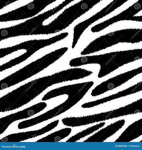 Zebra Skin Seamless Pattern. Stock Vector - Illustration of south ...