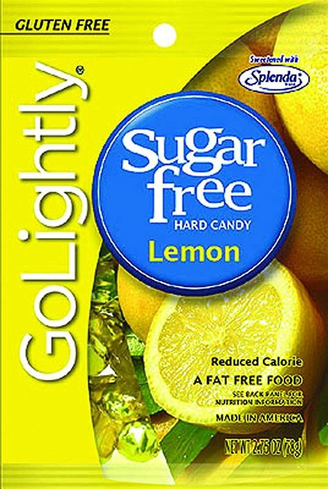 Go Lightly Sugar Free Candy For Diabetics Lemon/2.75 oz./ - Walmart.com