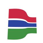 Waving flag of Botswana | Free SVG
