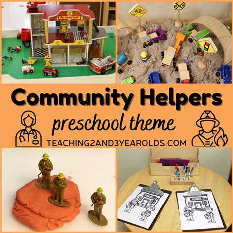 Putting Together the Toddler and Preschool Community Helpers Theme