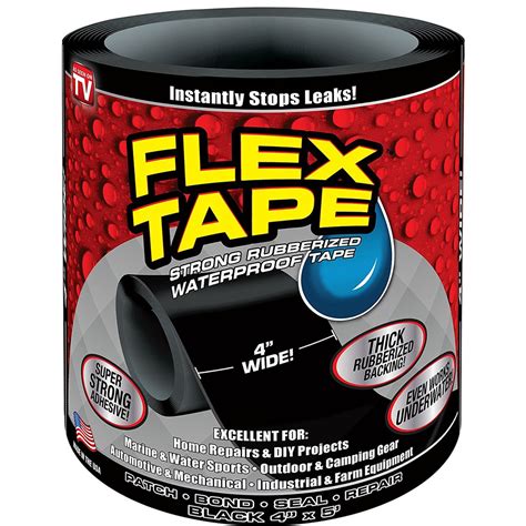 Strong Rubberrized Waterproof tape flex tape instantly stop leaks ...