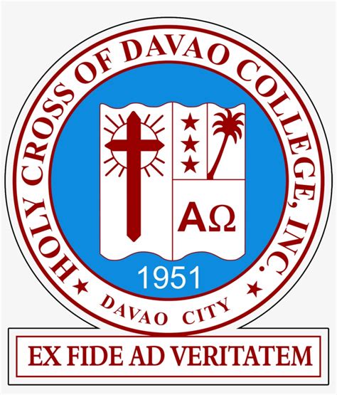 Historical Development Of Hcdc - Holy Cross Of Davao College Logo Transparent PNG - 1477x1680 ...