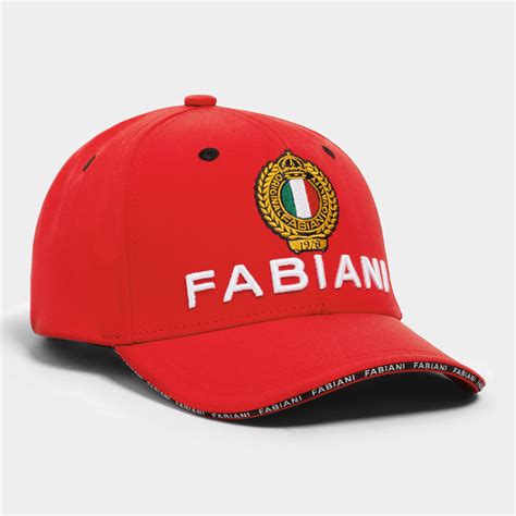 Fabiani Logo & Crest Red Cap – Sneakertwenty4