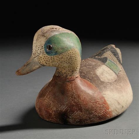 Pair of Rare Ward Brothers Widgeon Decoys | Sale Number 2640B, Lot Number 1 | Skinner ...