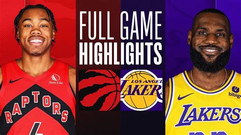 LA Lakers vs Toronto Raptors Full Game Highlights | Jan 9 | NBA Regular Season 2023 - YouTube