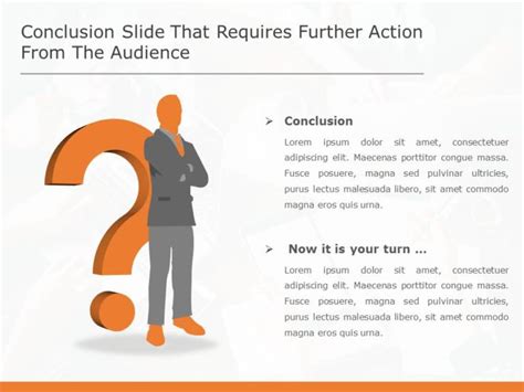 Conclusion Slide With Question Prompt | Powerpoint templates, Infographic powerpoint ...