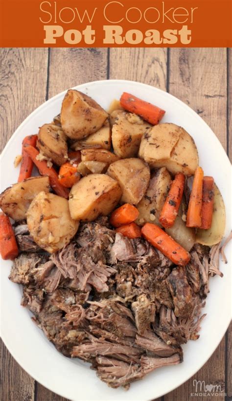 Slow Cooker Pot Roast with Vegetables