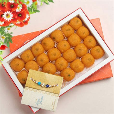 Haldiram Laddu Sweets with Rakhi | Giftsmyntra.com