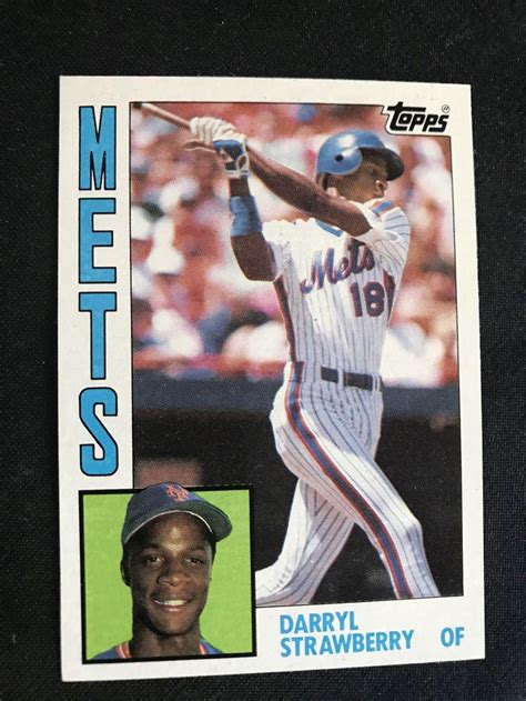 Sold Price: 1984 Topps Darryl Strawberry Rookie Card Mint - October 3, 0120 5:00 PM EDT