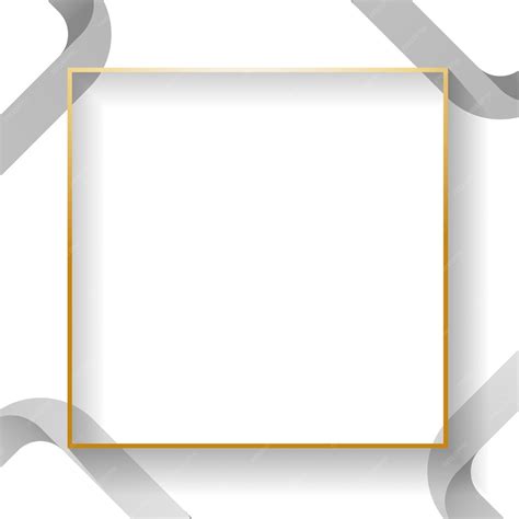 Free Vector | Blank white square abstract frame