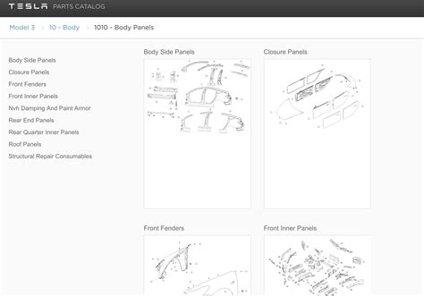 Tesla releases parts catalog for Model 3, Model S, Model X and Roadster ...