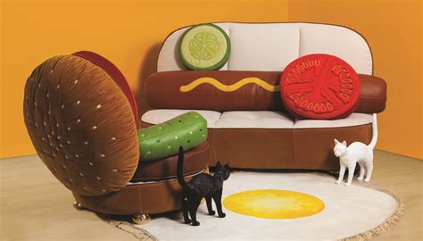 Furniture – Seletti - Burger chair and hot dog sofa. | Canapé original, Deco, Canapé