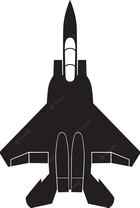 Premium Vector | F15 eagle top view