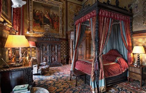 Pin by Grasiela Kriauciunaite on canopy bed | Castle bedroom, Medieval bedroom, Eastnor castle