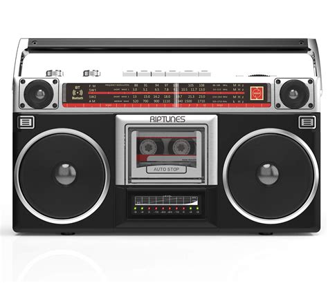 代引き不可 Crosley CT201A-BK Retro Bluetooth Boombox Cassette Player with AM FM R リール - seniorwings ...