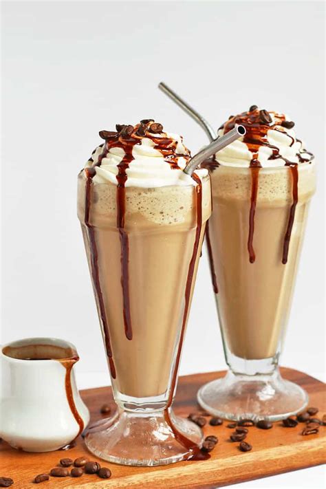 Healthy Mocha Frappé | My Darling Vegan