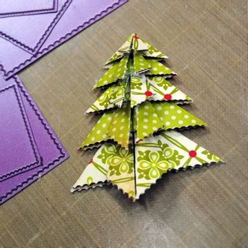 Origami Christmas Tree Card - DIY Craft Projects