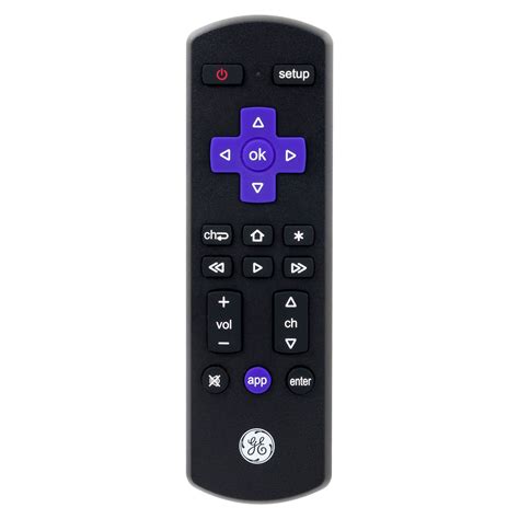 GE Roku TV Direct Replacement TV Remote Control in Black, 66814 - Walmart.com