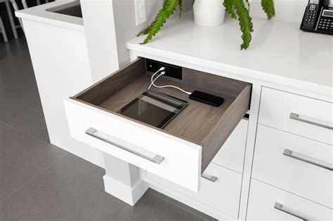 In-drawer charging station with outlets from Docking Drawer. #sponsored ...