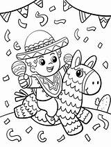 Free Fiesta Coloring Pages sketch template