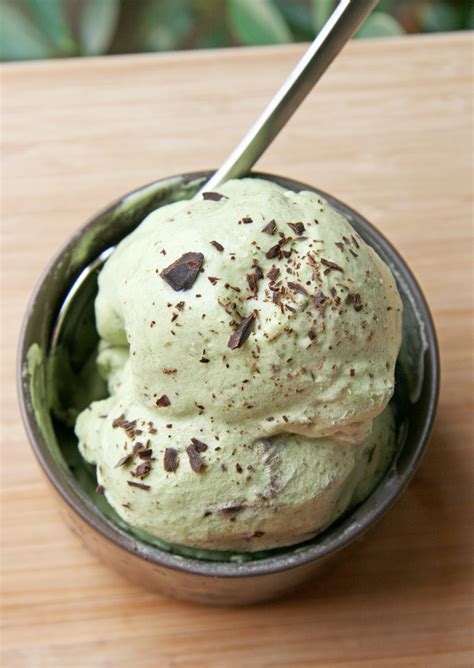 Dairy Free Mint Chocolate Chip Ice Cream | Natural Noshing