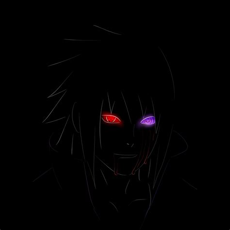 Sasuke Uchiha Wallpaper 4K, Naruto, AMOLED, Black background