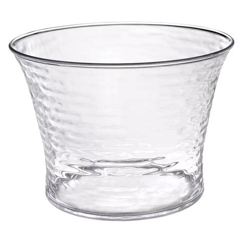 CLEAR Premium Plastic Ice Bucket 13 1/2in x 9 3/4in | Party City