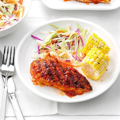 Spicy Barbecued Chicken Recipe | Taste of Home