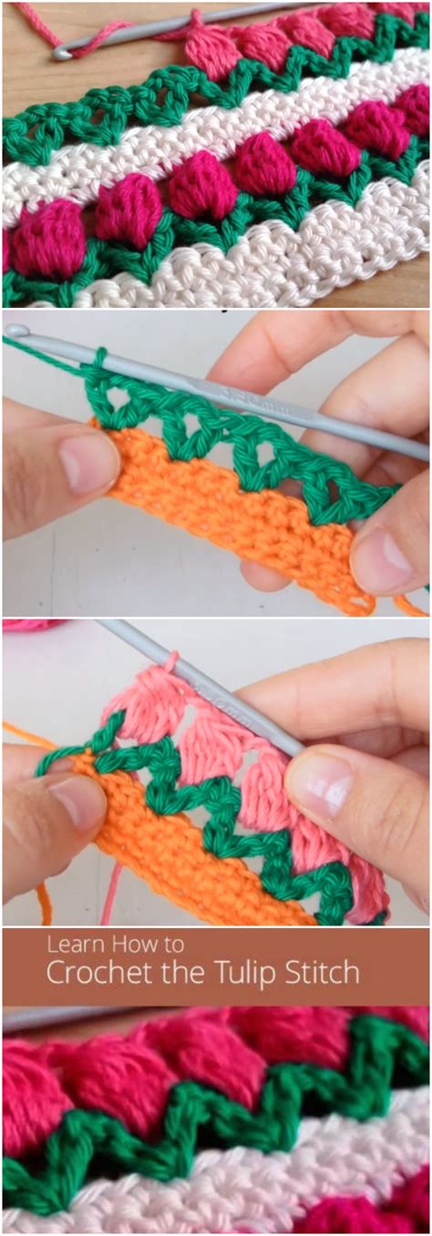 Learn How To Crochet Tulip Stitch - Love Crochet