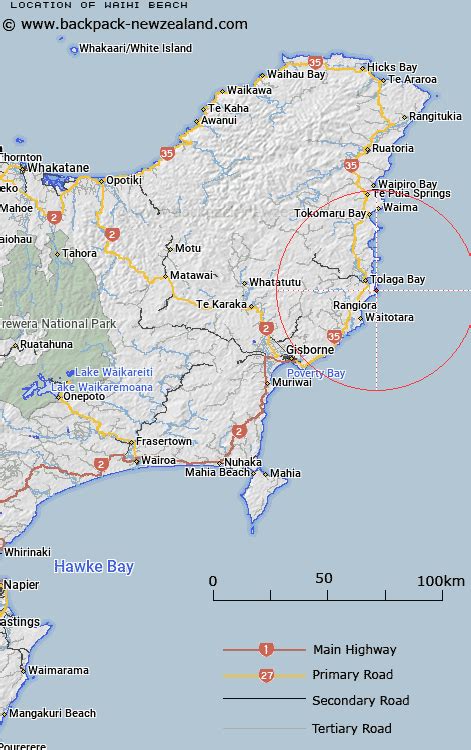 Where is Waihi Beach? Map - New Zealand Maps