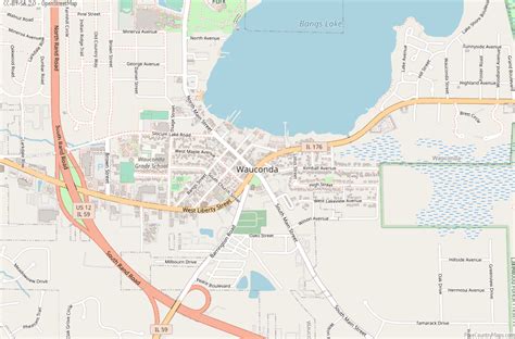 Wauconda Map United States Latitude & Longitude: Free Maps