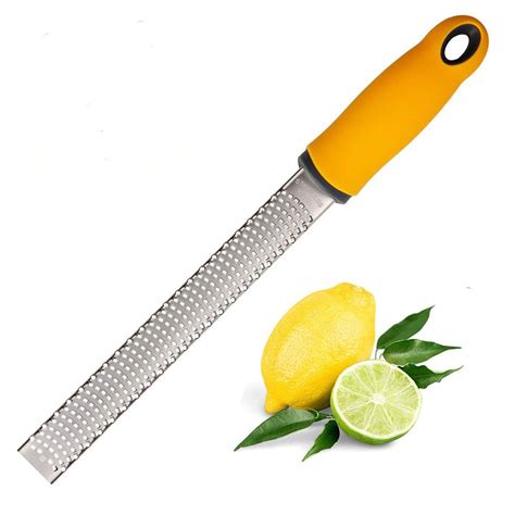 Handheld Cheese Grater Lemon Zester Chocolate Fruit Grating Zesting ...