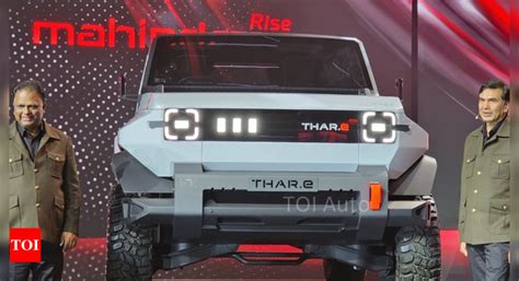 Mahindra Thar.E: Mahindra Thar.e unveiled: Electric SUV's features, launch time explained ...