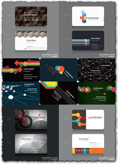 Business cards vector designs