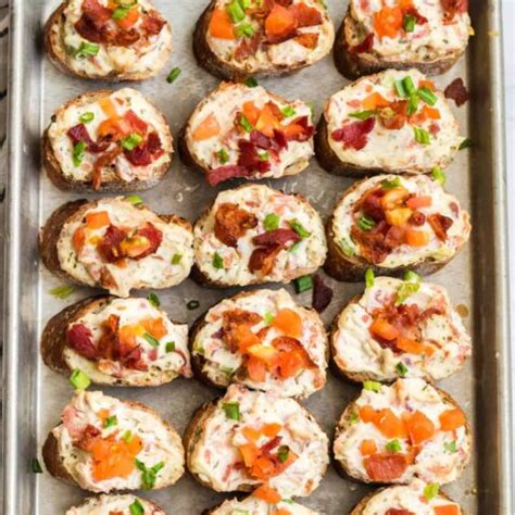 Easy Cream Cheese Bruschetta Bread Recipe | Party Food Favorites