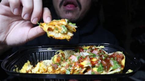 ASMR Eating 7-Eleven Nachos - YouTube