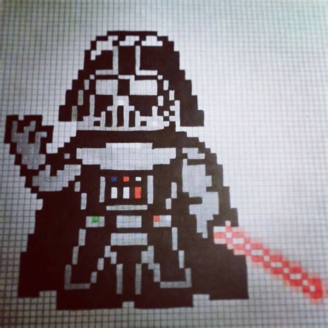 Darth Vader Pixel Art 32x32