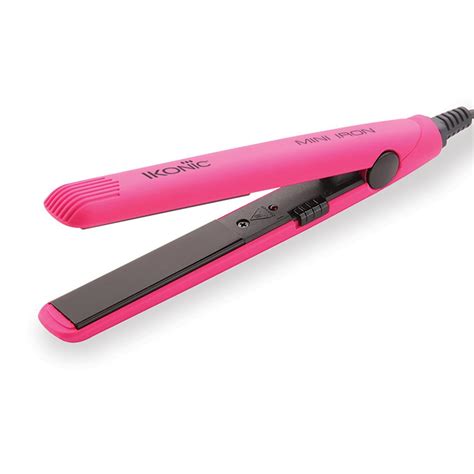 Ikonic Mini Hair Straightener Pink - Zora Cosmetic