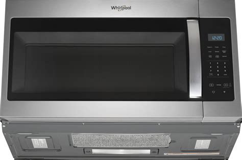 Whirlpool 1.7 Cu. Ft. Over-the-Range Microwave Stainless Steel WMH31017HS - Best Buy