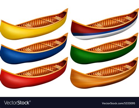 Canoe Royalty Free Vector Image - VectorStock