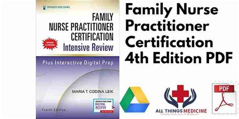 Family Nurse Practitioner Certification 4th Edition PDF Download Book