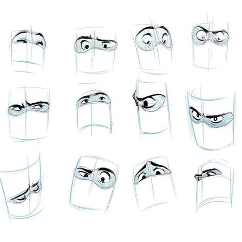 Krossan on Instagram: "How to draw eyes/expression tips: Draw these eye-masks first. #howto # ...