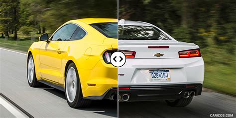 Ford Mustang vs. Chevrolet Camaro: Rear Three Quarter - Comparison #2