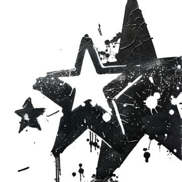 Star Graffiti With Black Spray Paint, Graffiti, Star, Spray PNG Transparent Image and Clipart ...
