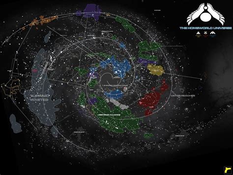 Homeworld Universe Map V.2 by Norsehound on DeviantArt | Fantasy map ...