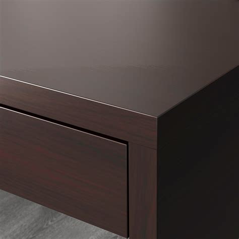 MICKE Desk, black-brown, 55 7/8x19 5/8" - IKEA