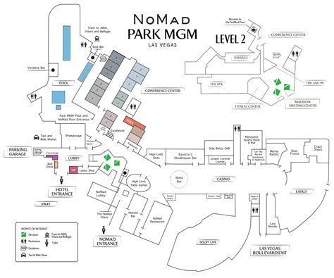 NoMad Property Map & Floor Plans - Las Vegas