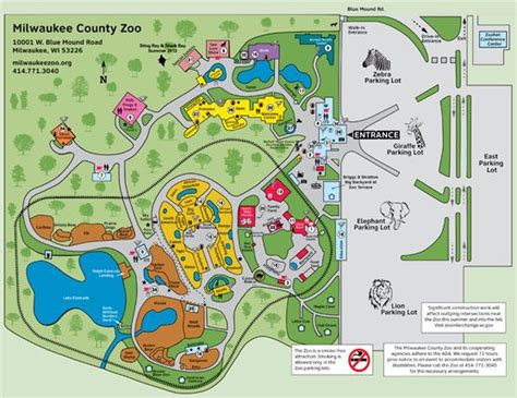 Zoo Map | Milwaukee County Zoo Us Travel Destinations, Family Vacation Destinations, Places To ...