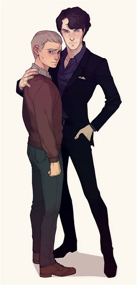 Johnlock by archiaart on DeviantArt