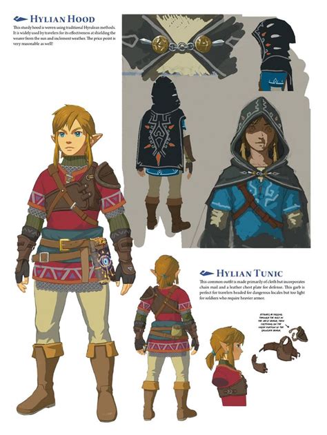 Hylian Hood and Hylian Tunic Art - The Legend of Zelda: Breath of the Wild Art Gallery | Legend ...